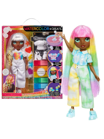 MGA Fashion Puppe Grüne Augen | Rainbow High | Watercolor & Create | MGA