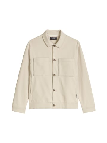 Marc O'Polo Sweatjacke relaxed in Grey Silk