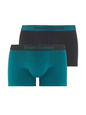 Bruno Banani Retro Short / Pant Flowing in Petrolgrün / Schwarz