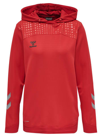 Hummel Hummel Poly Kapuzenpullover Hmllead Multisport Damen in TRUE RED