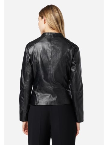 Ricano Damen Lederjacke Rylee in klassischen Schwarz