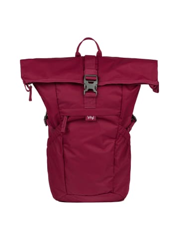 BAAGL Rucksack Roll in Rot Burgundy - 26x53x20cm