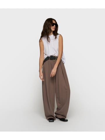 10Days Pleated Top Jersey in White