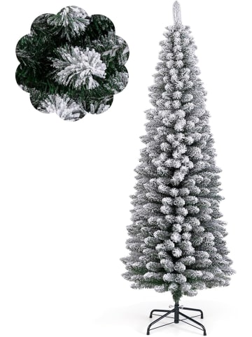 COSTWAY 180 cm Künstlicher Weihnachtsbaum in Grün