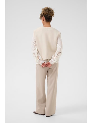 Cream Strickweste CRKlementine Regular fit in Whisper White