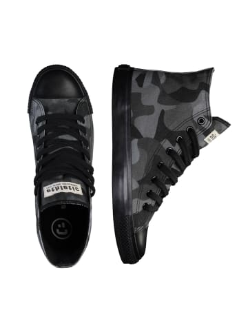 ethletic Canvas Sneaker Black Cap Hi Cut in human rights black jet black