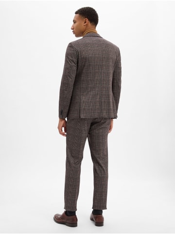 Finshley & Harding London Anzug Brixdon in braun anthrazit - 0001