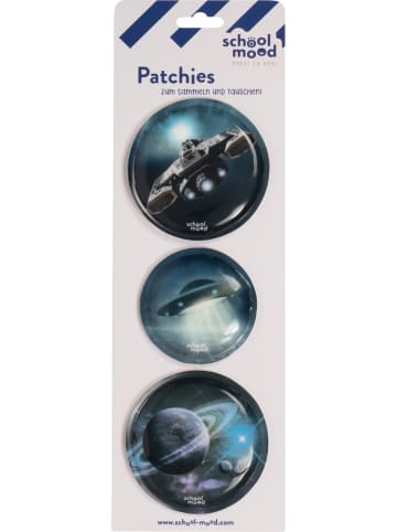 SCHOOL-MOOD School Mood 3er Patchy-Set Moritz (Weltall)
