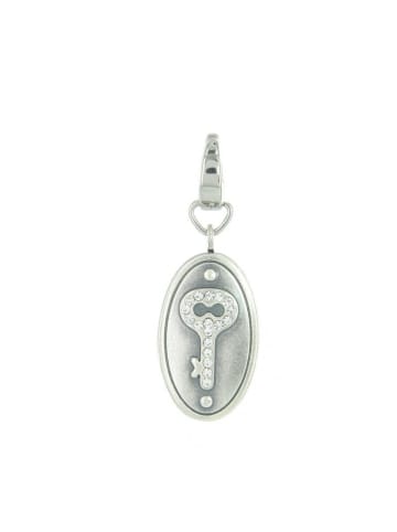 Fossil Charm in Silber