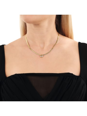 Noelani Kette mit Anhänger Edelstahl, IP Gold in Gold