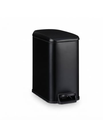 relaxdays Mülleimer Bad in Schwarz - 5 l