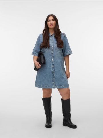 Vero Moda Jeanskleid in Light Blue Denim
