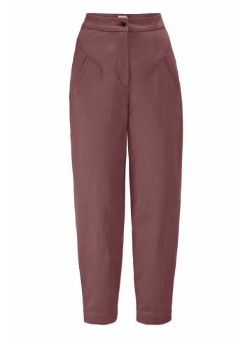 Hessnatur Hessnatur Barrel-Leg Hose Relaxed aus TENCEL™ Lyocell mit Bio-Baumwolle in wildrose