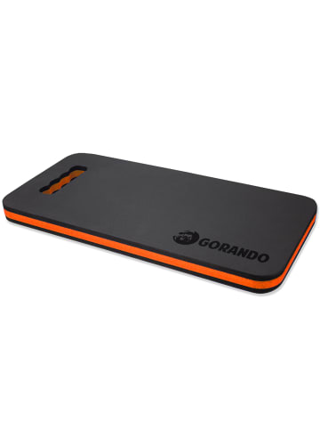GORANDO 10x Premium Kniekissen für Garten Haus Werkstatt 44x22cm in orange