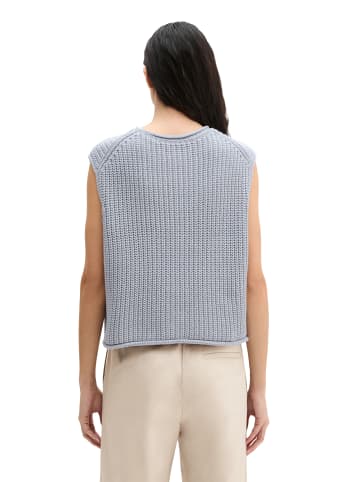 Marc O'Polo Ärmelloser Pullover loose in Grey Horizon