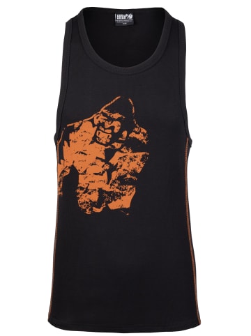 Gorilla Wear Monterey Tanktop – Schwarz/Orange