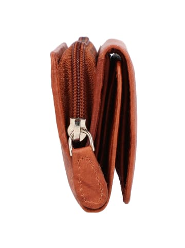Greenburry Basic Geldbörse RFID Leder 14 cm in cognac