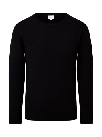 CASH-MERE.CH Rundhals Pullover in Schwarz