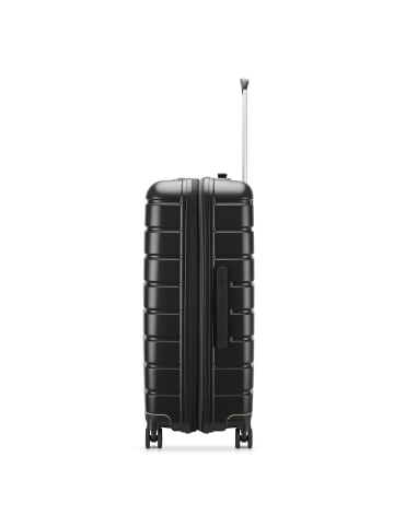 Roncato Relife 4 Rollen Trolley 73 cm mit Dehnfalte schwarz