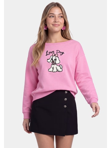 myMo Women Sweatshirt in Pink