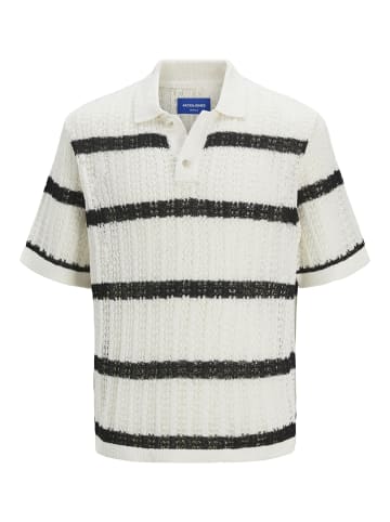 Jack & Jones Gestricktes Polo in Sea Salt