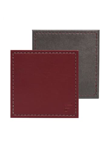FREEFORM Untersetzer DUO, 4er Set, Burgund/Anthrazit