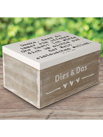 Mr. & Mrs. Panda Box Spruch Freund fürs Leben mit Spruch in Weiß