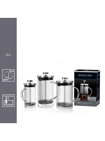 Ritzenhoff & Breker Kaffeebereiter Jive 350 ml in transparent