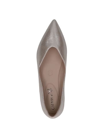 Caprice Ballerina in TAUPE METALLIC