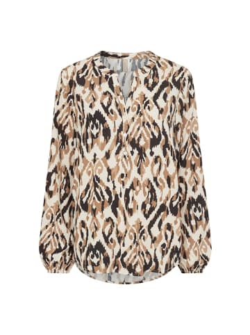 soyaconcept Langarm-Bluse in braun