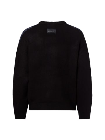 PEGADOR Strickpullover Tripole in schwarz lila - 0001