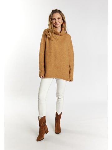 usha FESTIVAL Damen Strick Pullover in Kamel