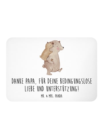 Mr. & Mrs. Panda Magnet Danke Papa mit Spruch in Weiß