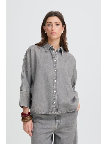 b. young Jeanshemd BYKIMU Loose fit in Mid Grey Denim