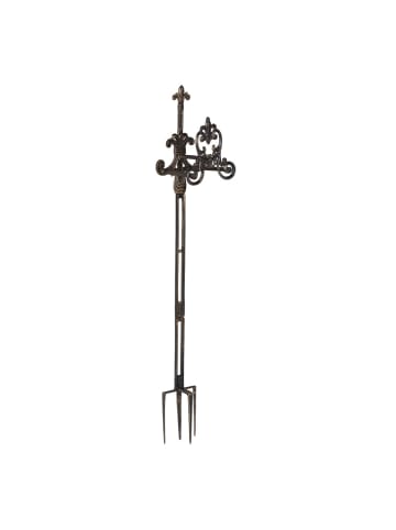 relaxdays Schlauchhalter in Schwarz/Bronze