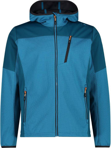 cmp Softshelljacke, Funktionsjacke MAN JACKET FIX HOOD in Blau