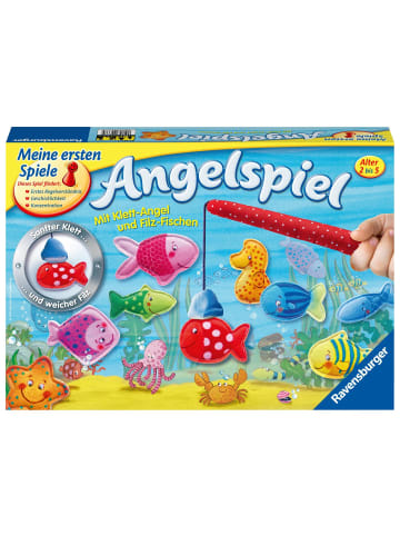 Ravensburger Angelspiel | Mit kuscheliger Stoff-Angel und Filz-Fischen