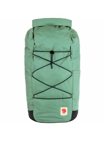 FJÄLLRÄVEN Rucksack High Coast Rolltop in Grün