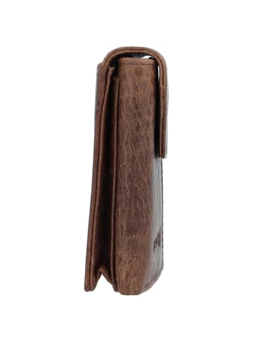 Greenland Nature Montana Geldbörse RFID Leder 7 cm braun