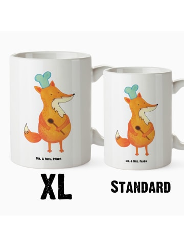 Mr. & Mrs. Panda weisse tasse Fuchs Koch ohne Spruch in Weiß