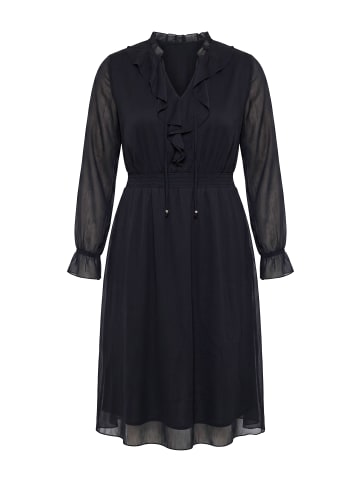 Studio Untold Midikleid in schwarz