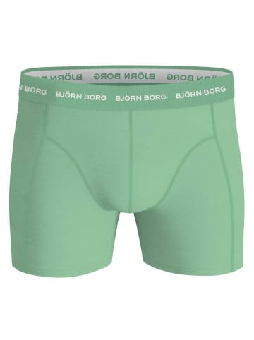 Björn Borg Boxershort 5er Pack in Grün/Olive/Schwarz