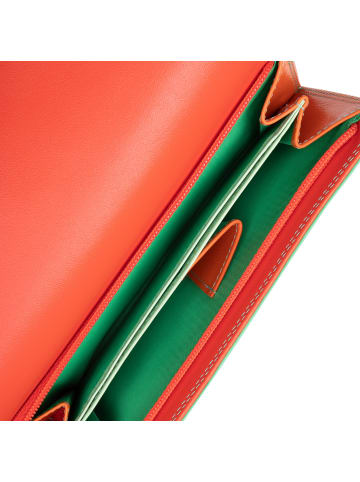 MYWALIT Tri-fold Zip Wallet Geldbörse Leder 17 cm in sicily