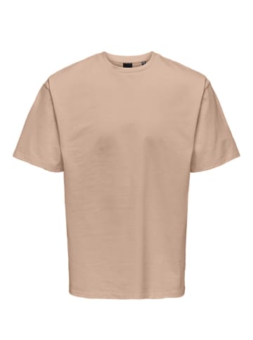 Only&Sons T-Shirt ONSFRED in Braun