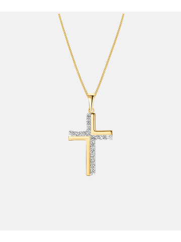 Diamant L'éternel Halskette aus 585 Gelbgold
