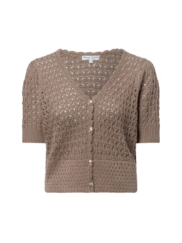 Marie Lund Strickjacke in schlamm - 0001