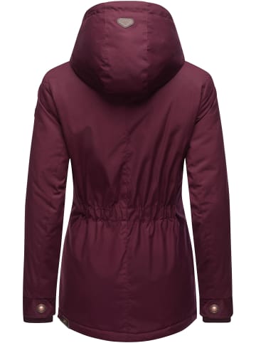 ragwear Winterjacke Monade in Wine Red22