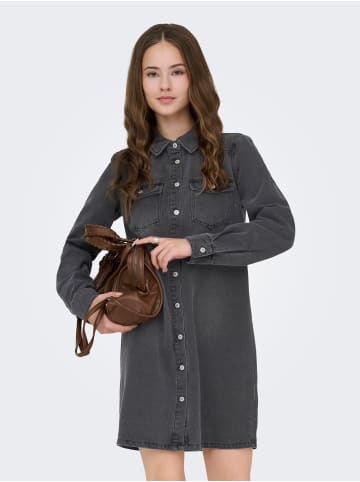 ONLY Jeanskleid in Washed Black