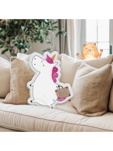 Mr. & Mrs. Panda Kissen Einhorn Koffer ohne Spruch in Weiß