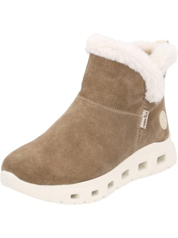 rieker Winterstiefeletten in pfeffer/offwhite